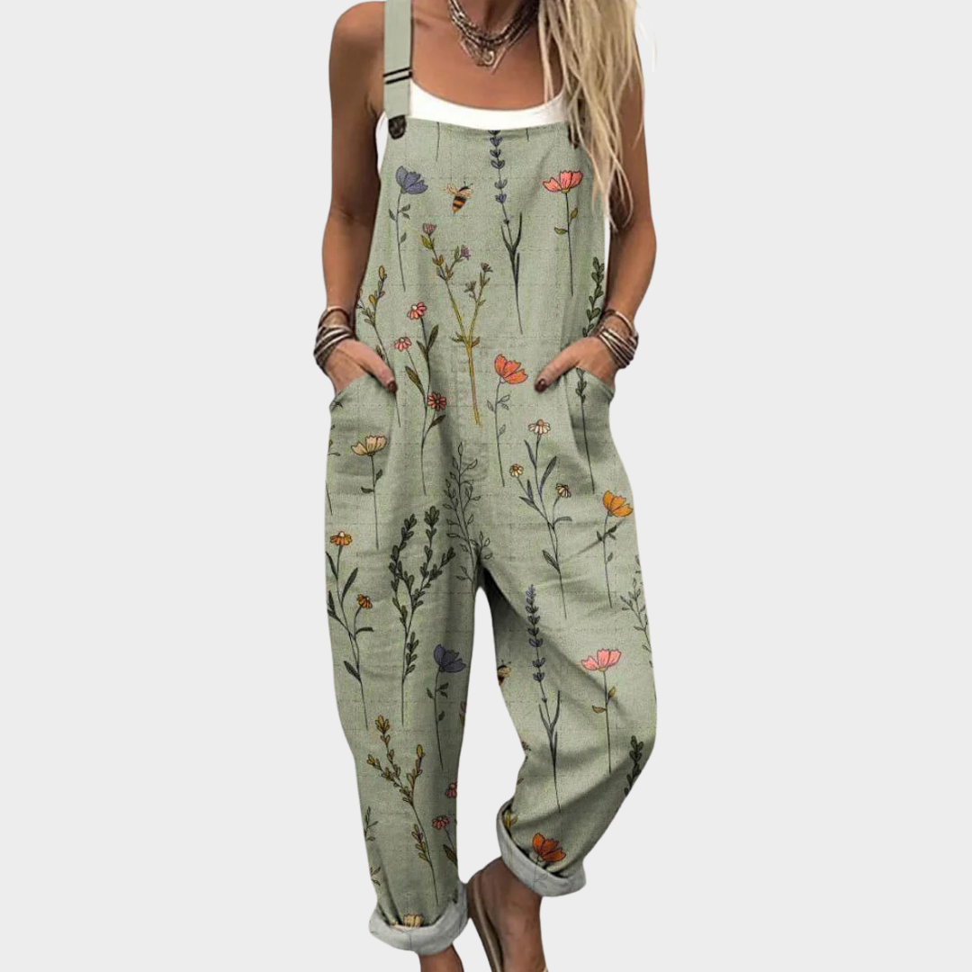 Floral Comfort Jumpsuit