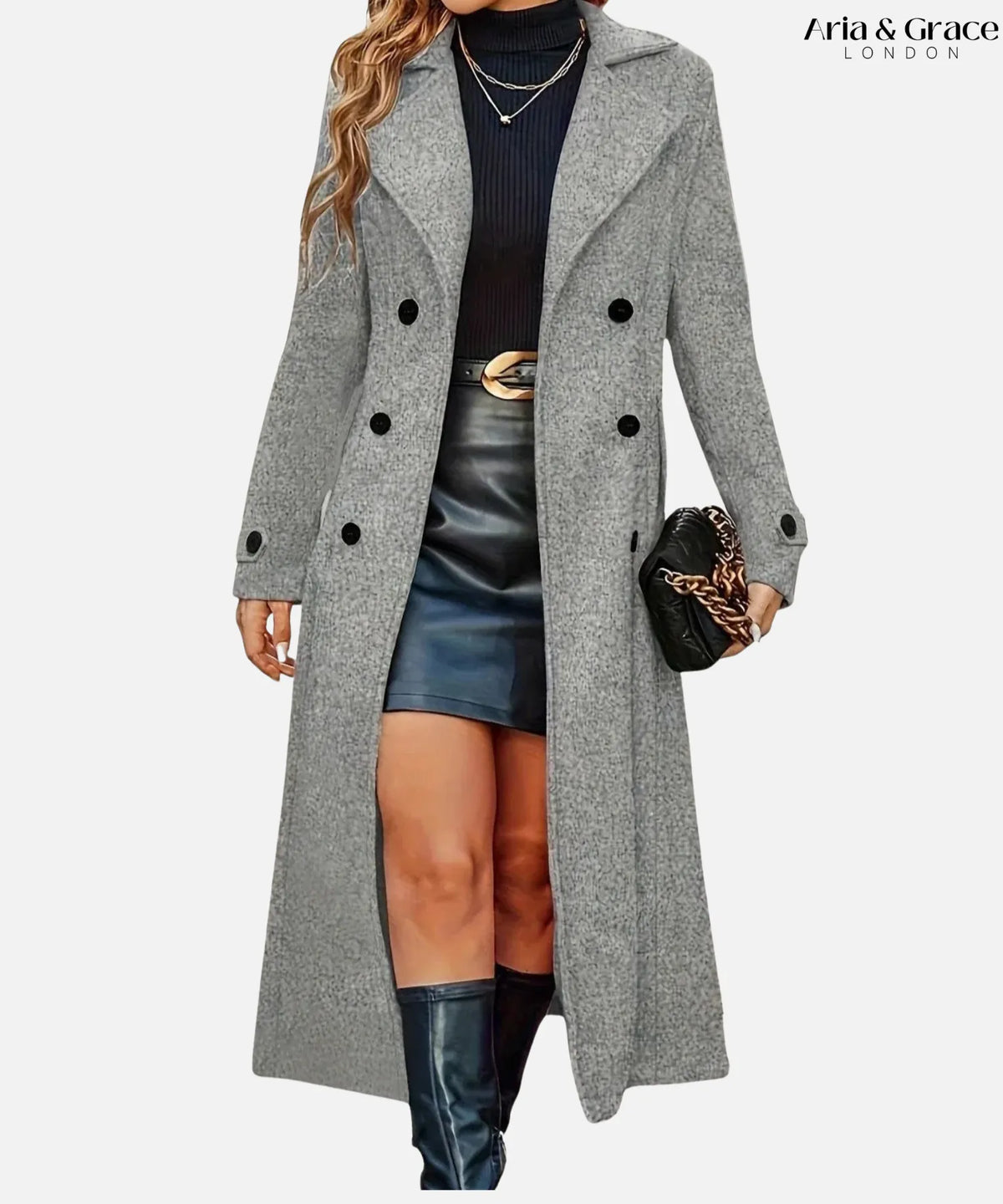 Adriana | Timeless Double-Breasted Winter Coat