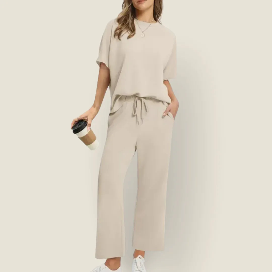Brisa | Oversized Wide Leg Two Piece Set