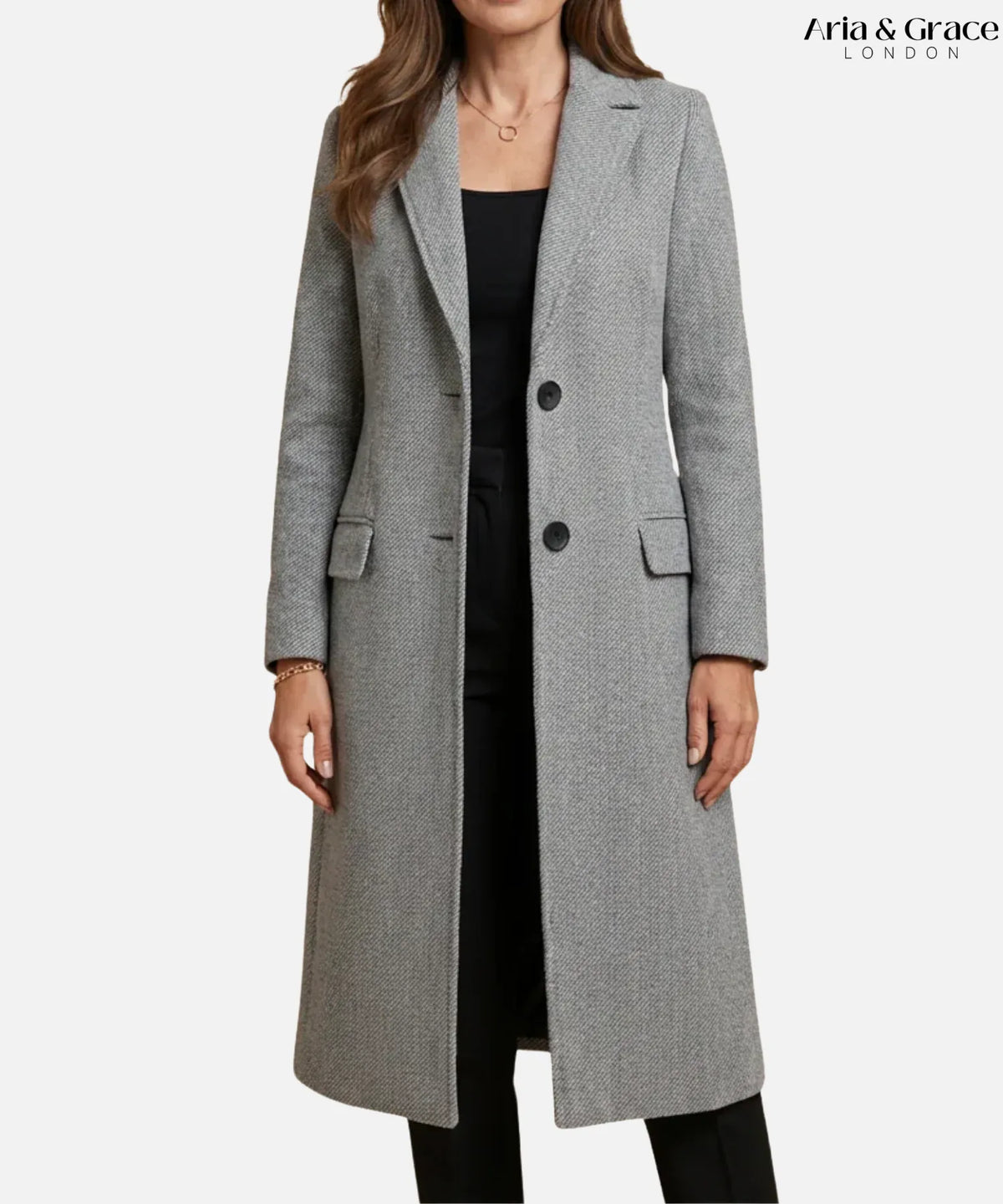 Auria – Elegant Long Coat