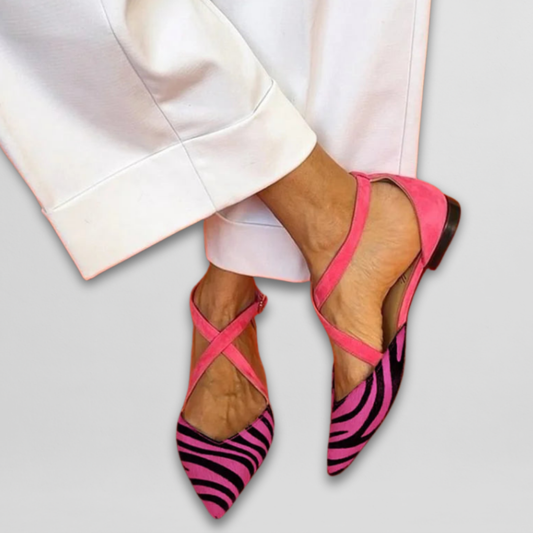 Fern | Strappy Ballerina Flats
