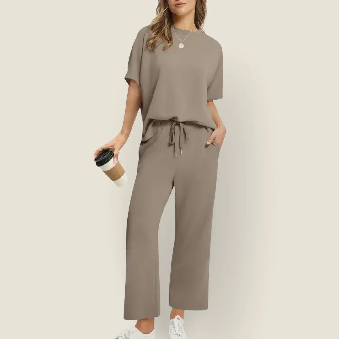 Brisa | Oversized Wide Leg Two Piece Set
