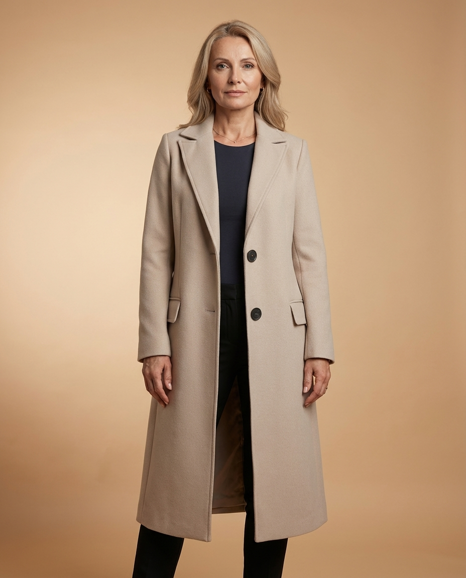 Auria – Elegant Long Coat