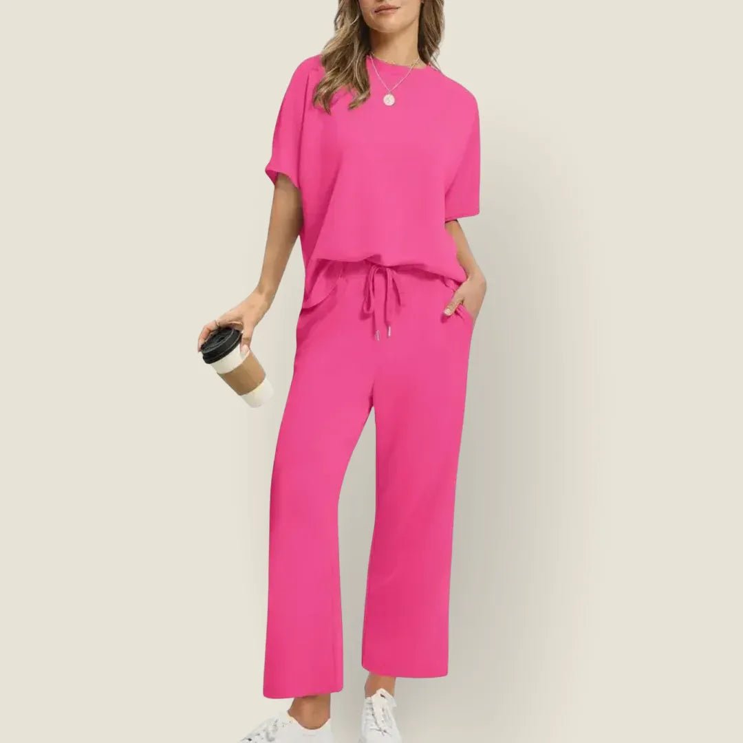 Brisa | Oversized Wide Leg Two Piece Set
