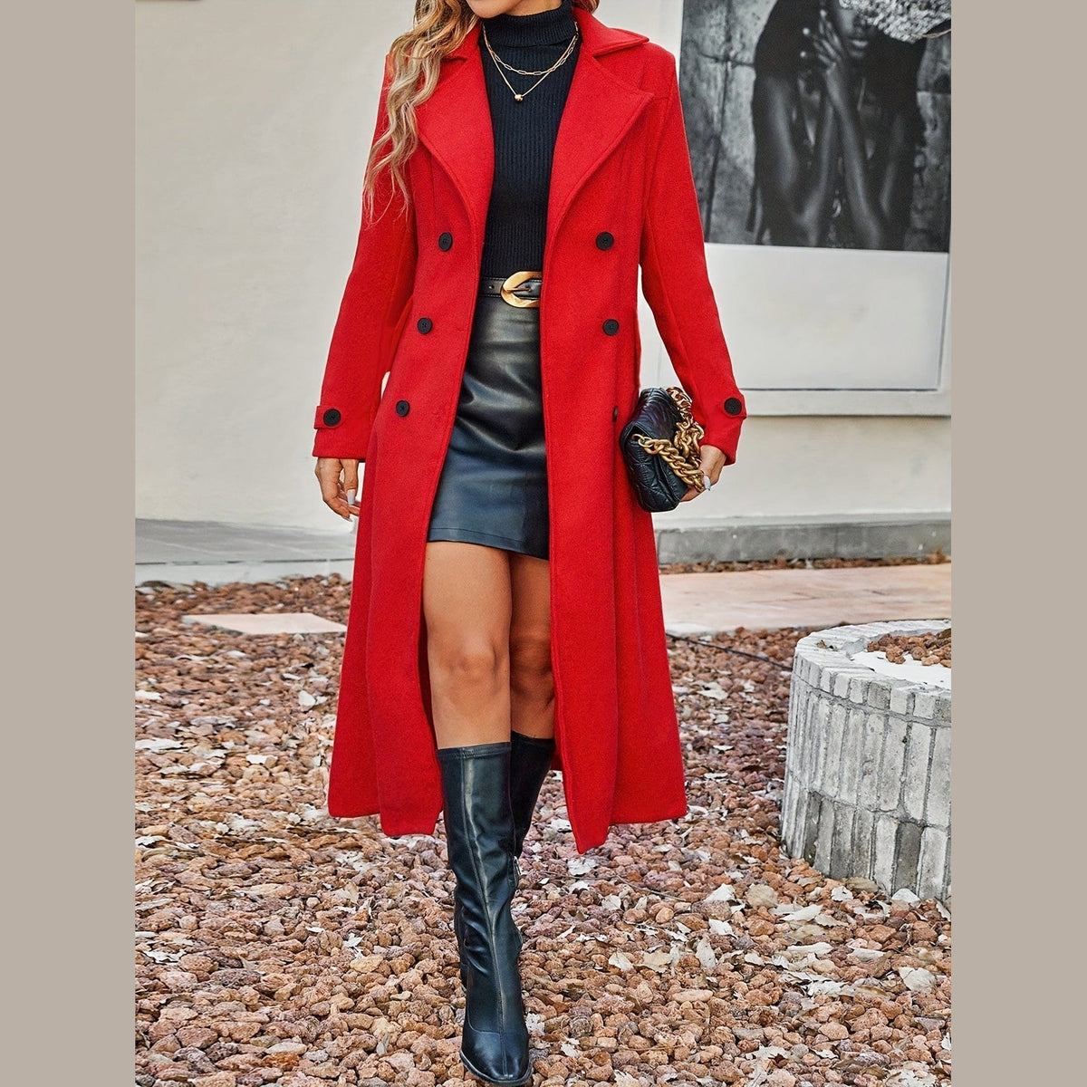 Adriana | Timeless Double-Breasted Winter Coat