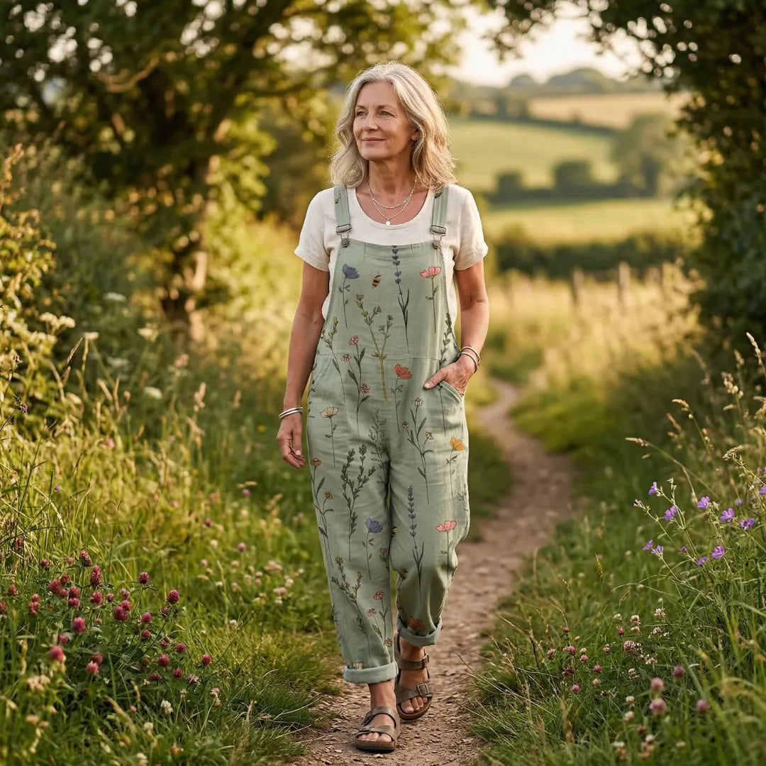 Floral Comfort Jumpsuit