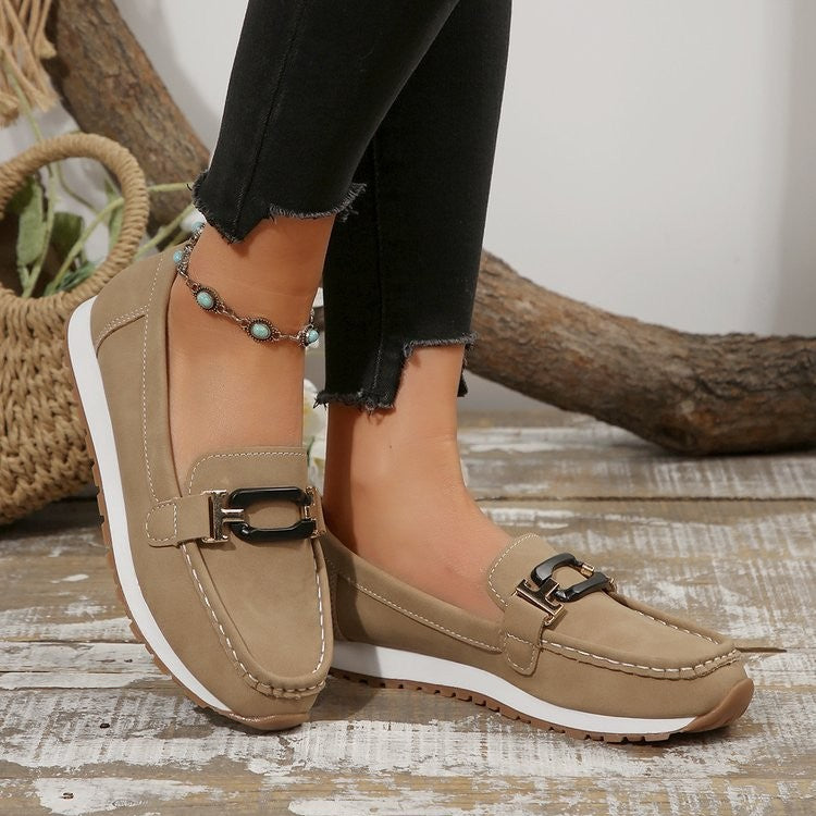 Naomi | Elegant Orthopaedic Buckle Loafers