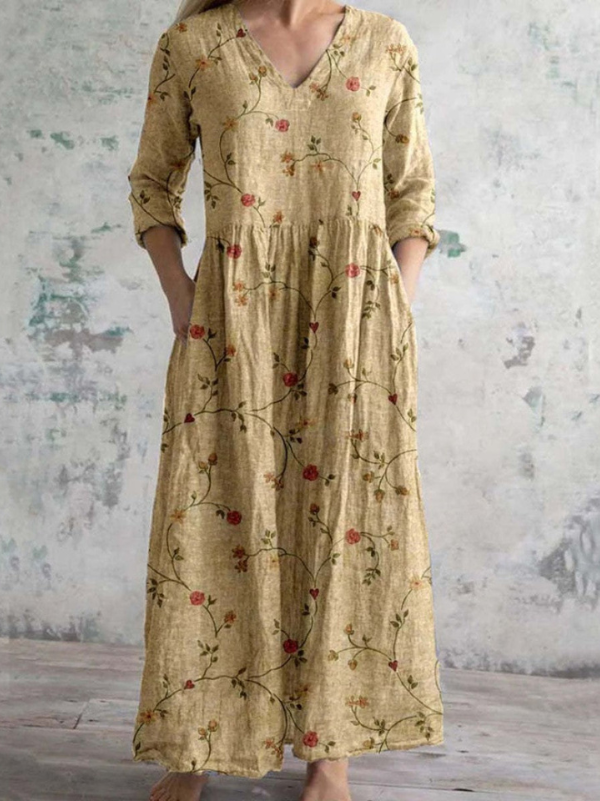 Sofiah | Long Floral Dress