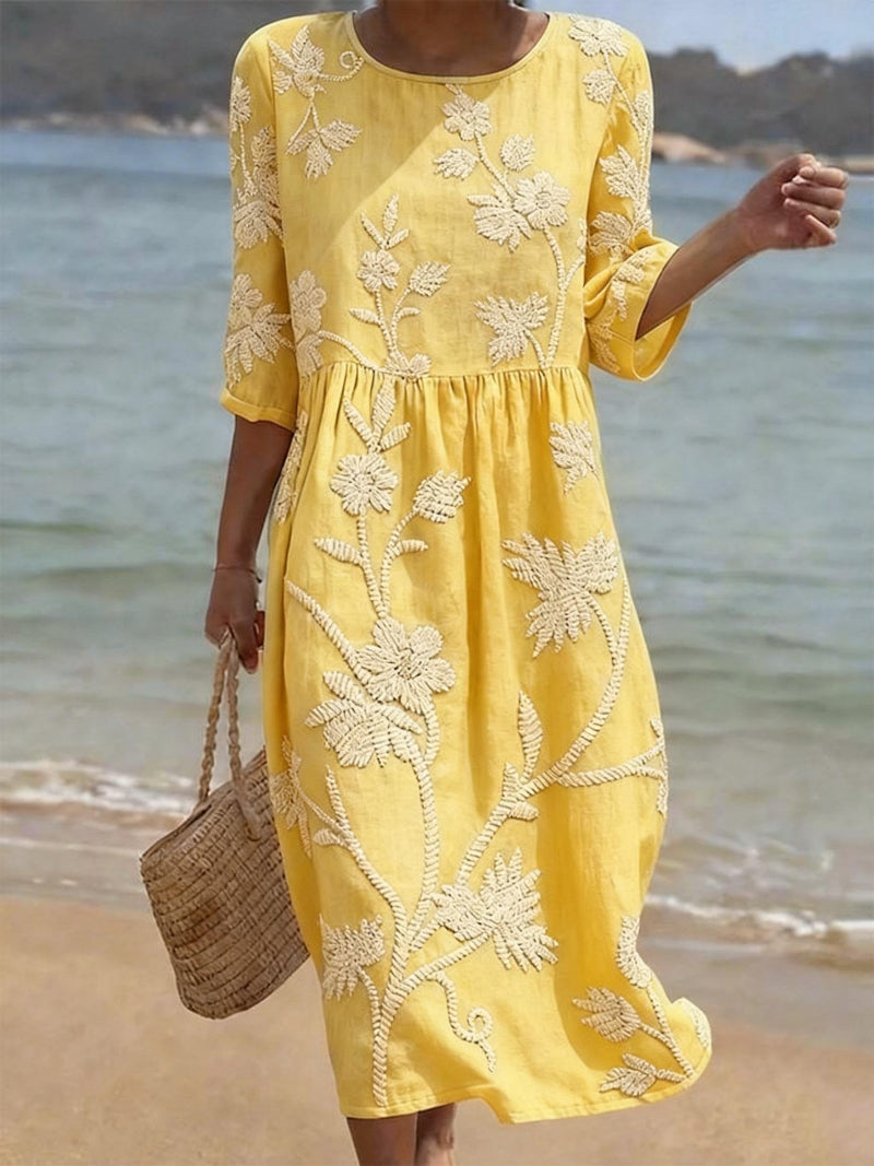 Raquel | Vintage Embroidered Dress
