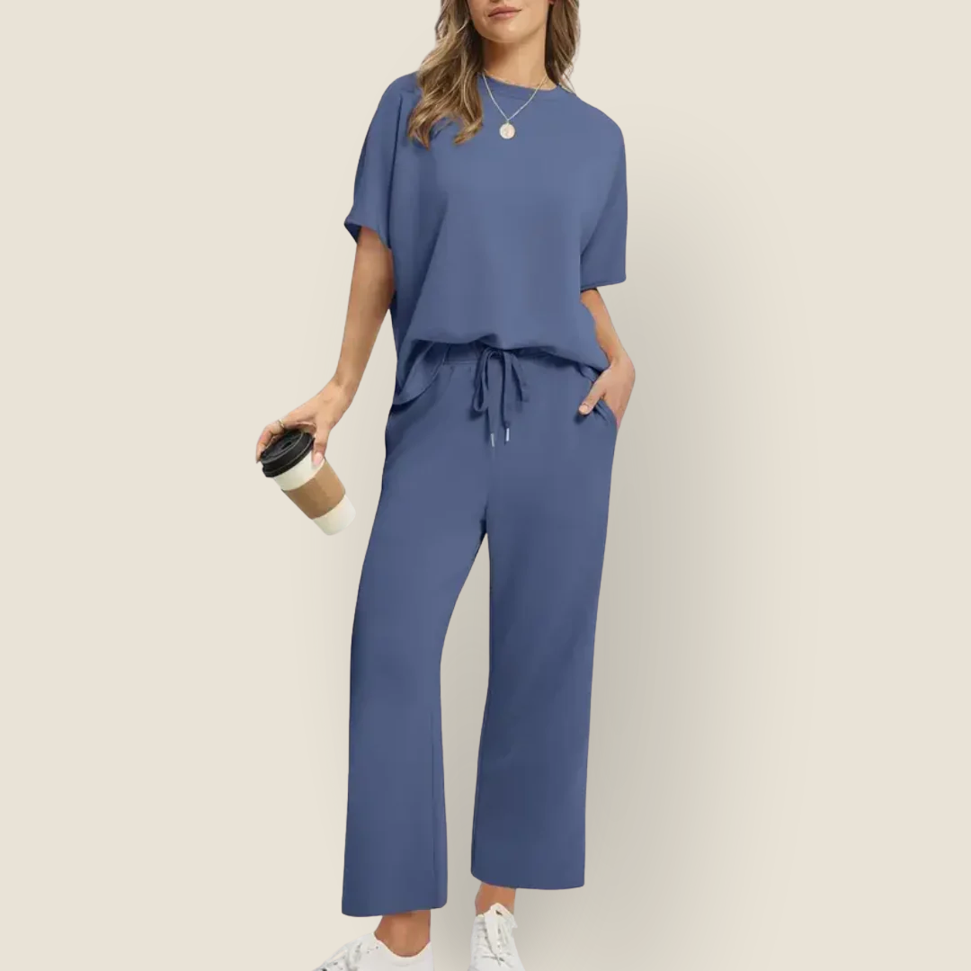 Brisa | Oversized Wide Leg Two Piece Set