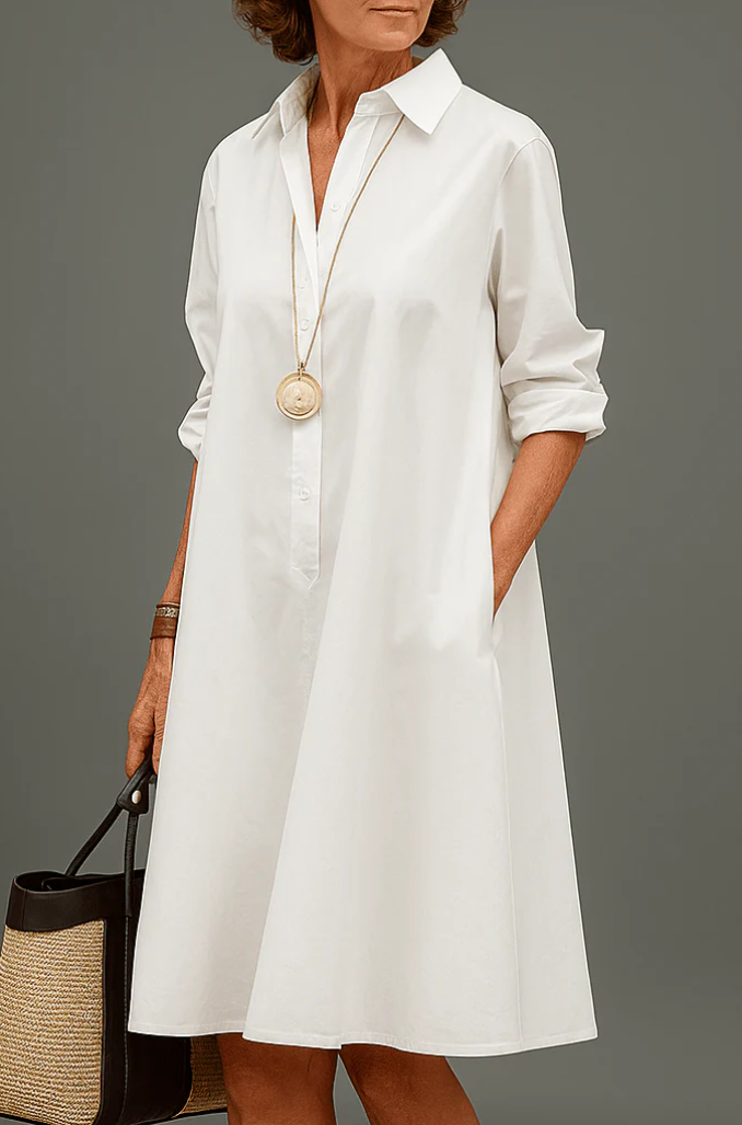 Marise - Midi Dress - Effortless Sophistication in Every Step