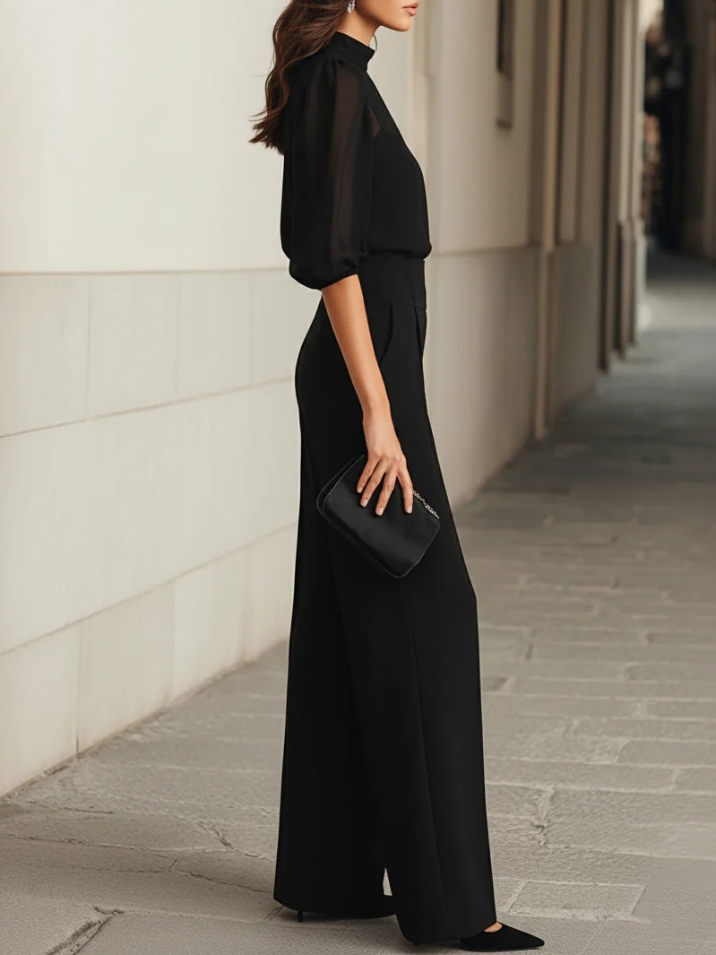 Elodie | Top and Wide-leg Trousers Three-piece Set