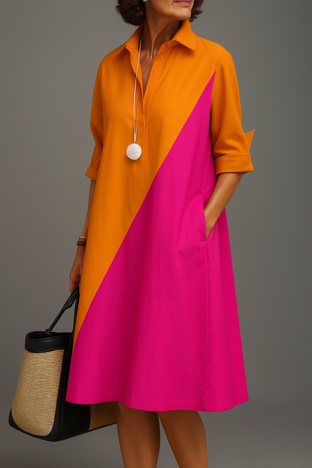 Marise - Midi Dress - Effortless Sophistication in Every Step
