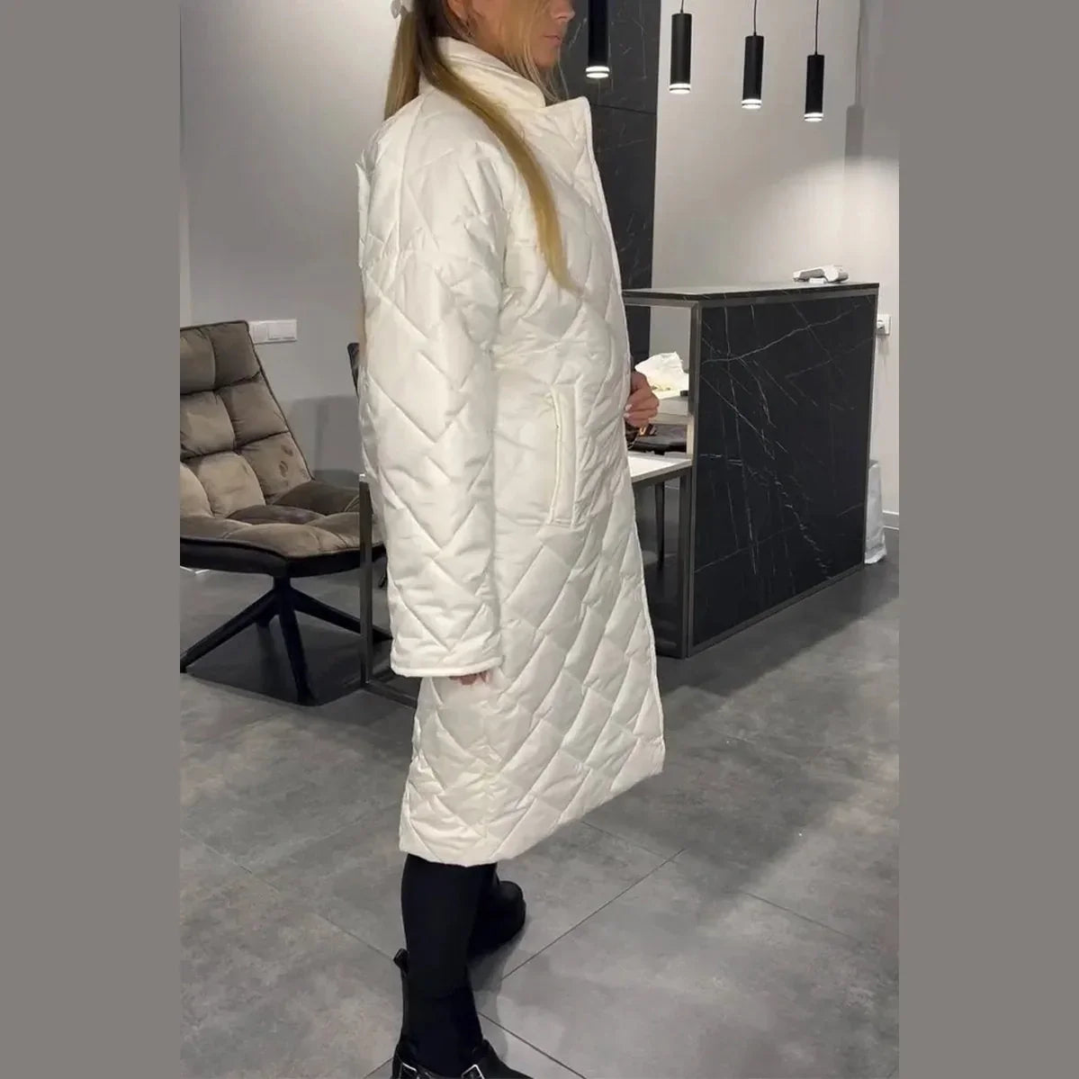 Belinda | Reversible Quilted Coat