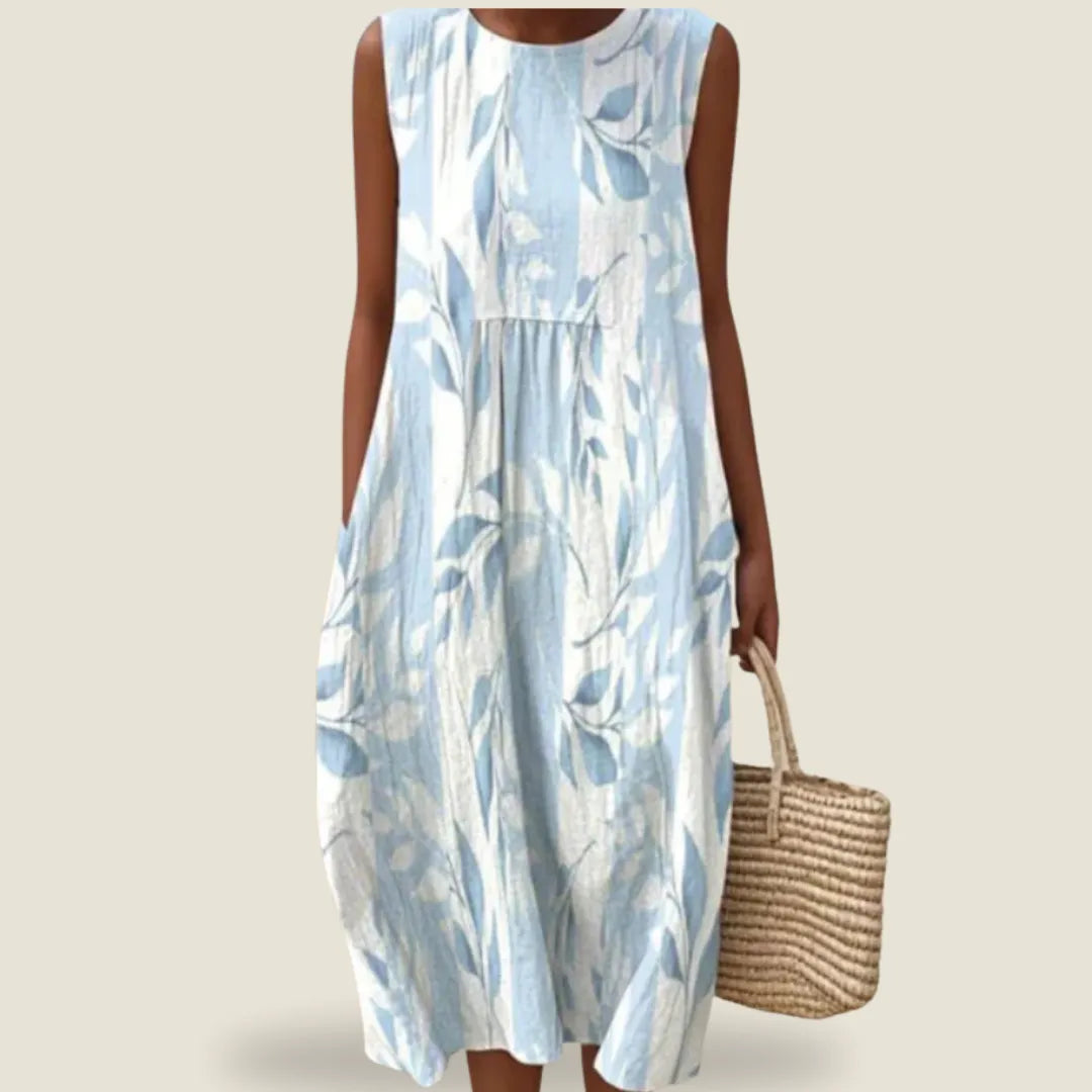 Joy | Leafy Midi Dress