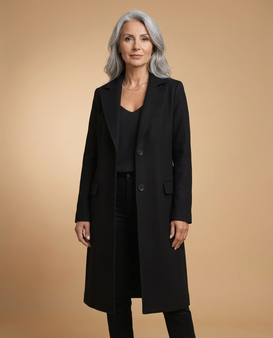 Auria – Elegant Long Coat