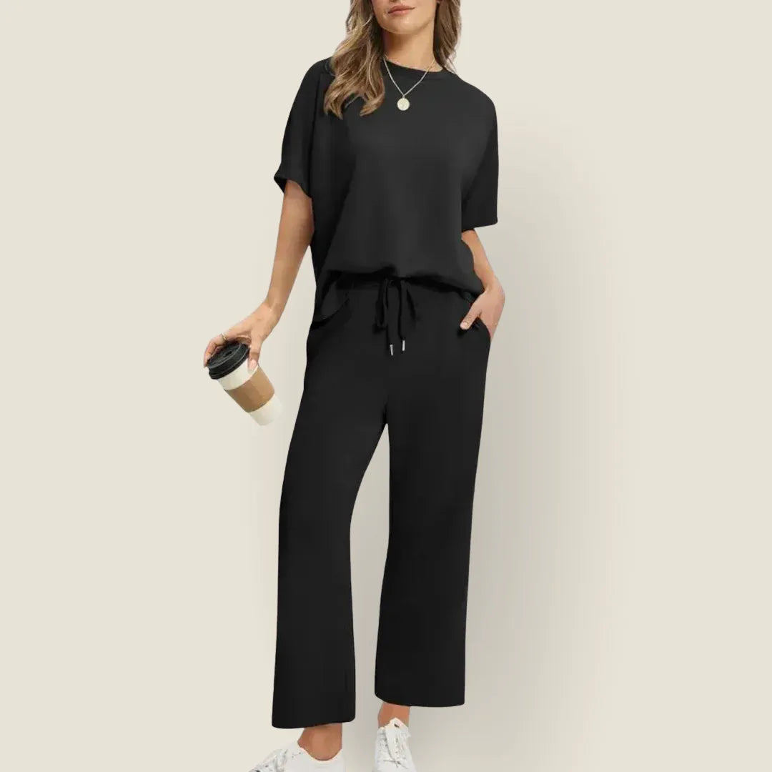 Brisa | Oversized Wide Leg Two Piece Set