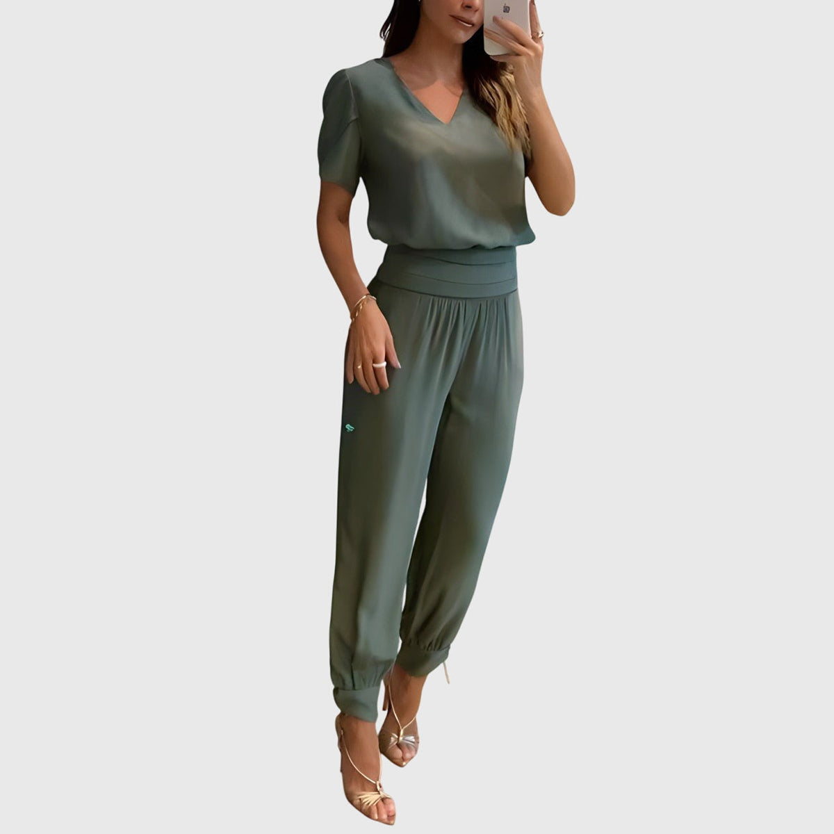 Jennifer™ | Stylish Blouse and Trousers Set