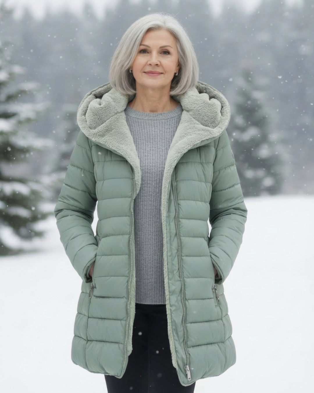Esther | Fleece Lined Puffer Jacket