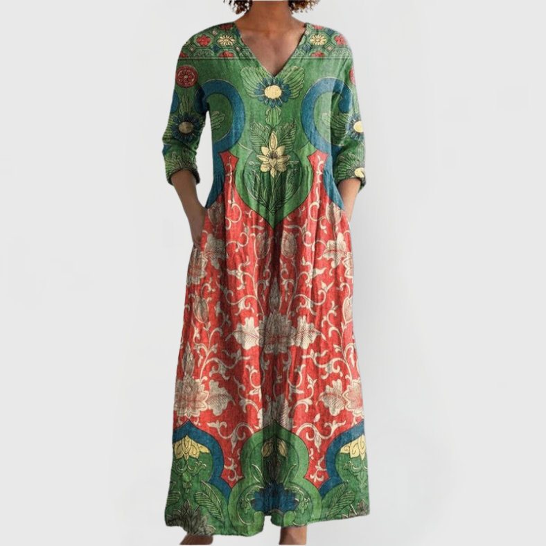 Sofiah | Long Floral Dress