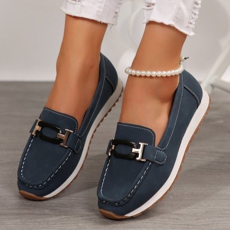 Naomi | Elegant Orthopaedic Buckle Loafers