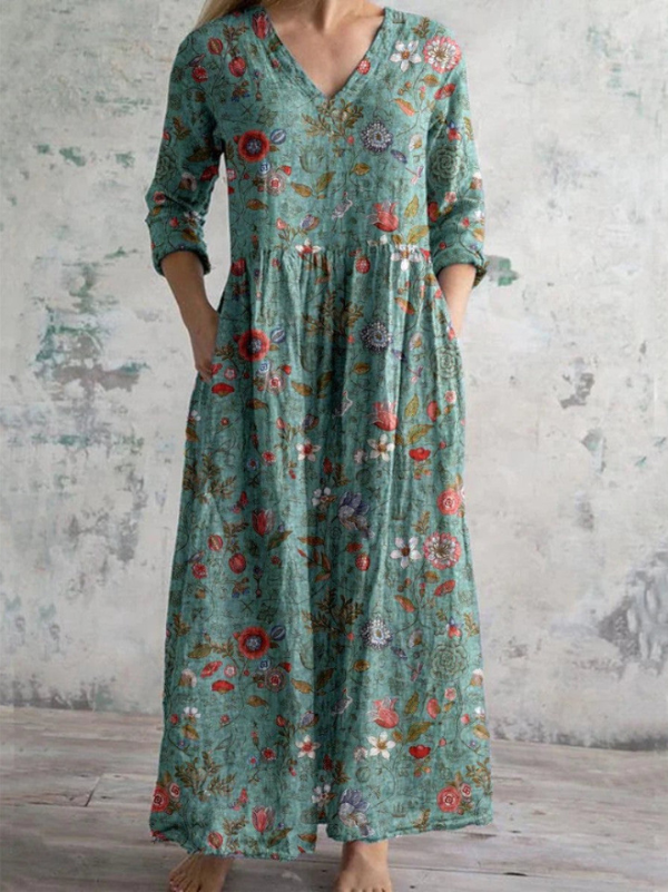 Sofiah | Long Floral Dress