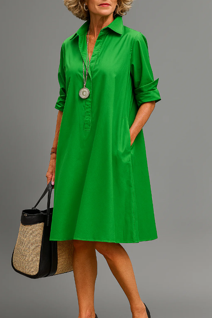 Marise - Midi Dress - Effortless Sophistication in Every Step