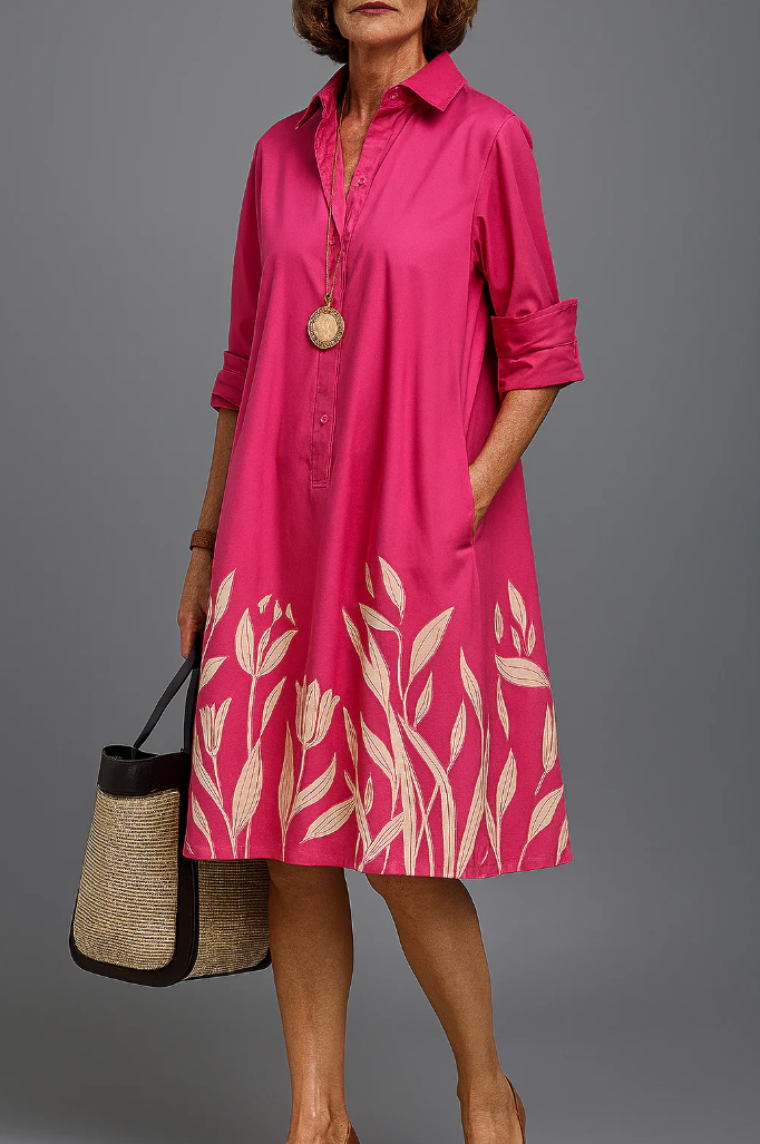 Marise - Midi Dress - Effortless Sophistication in Every Step