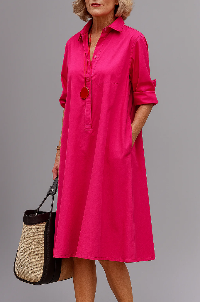 Marise - Midi Dress - Effortless Sophistication in Every Step