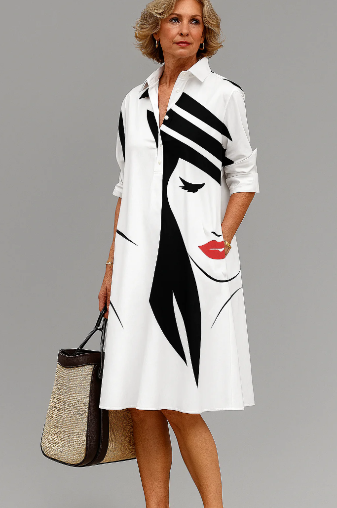 Marise - Midi Dress - Effortless Sophistication in Every Step