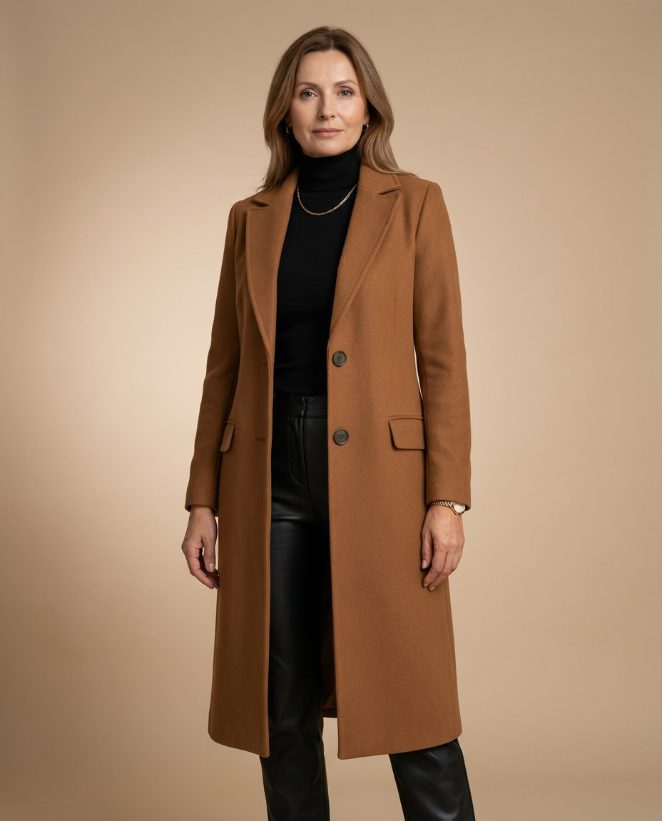 Auria – Elegant Long Coat