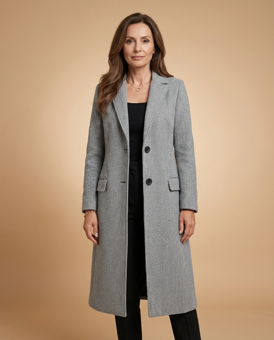 Auria – Elegant Long Coat