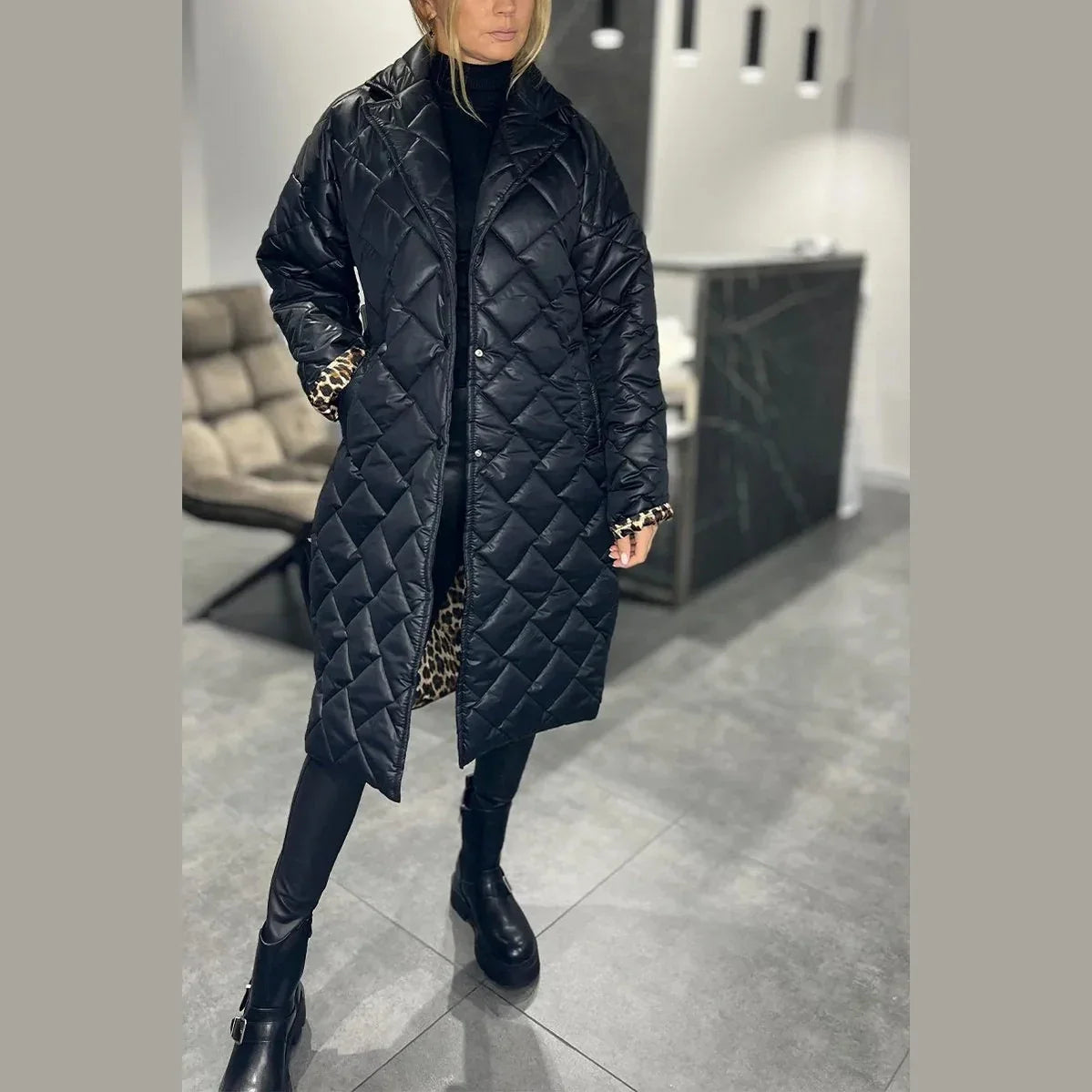 Belinda | Reversible Quilted Coat